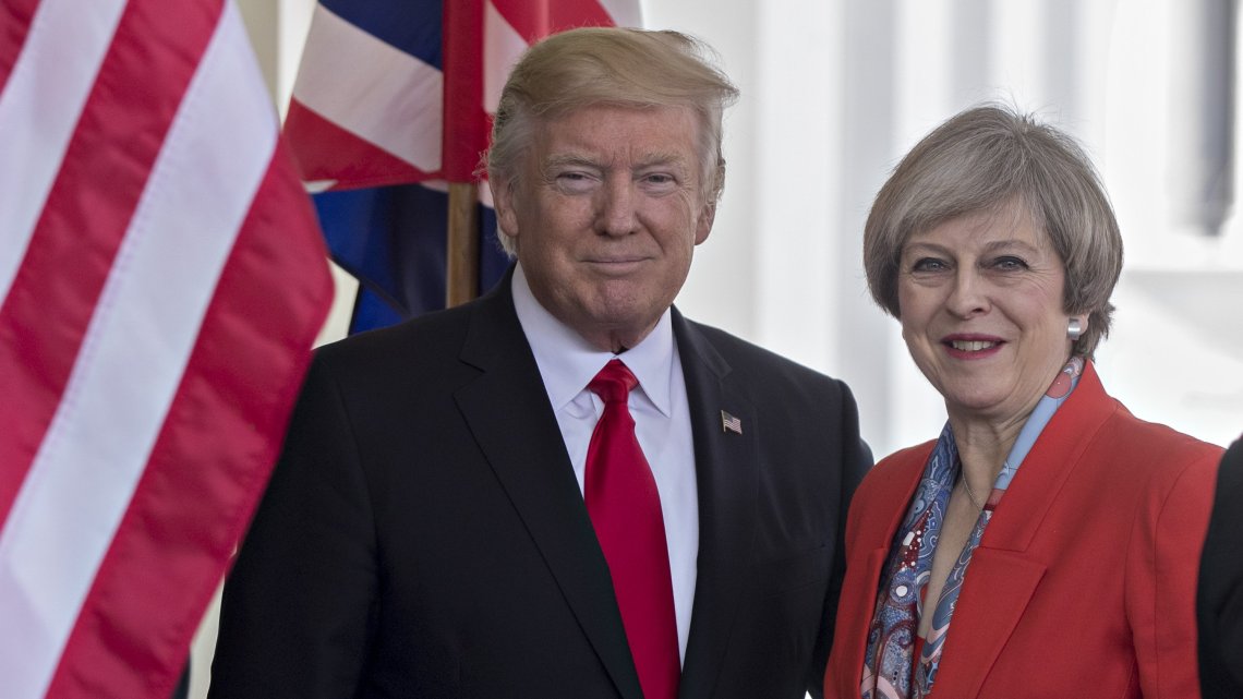 President Trump Holds News Conference With UK Prime Minister Theresa May