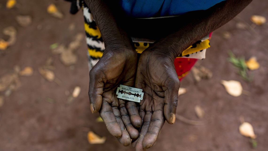 Illegal Female Genital Mutilation Cutters Show Off Their Tools