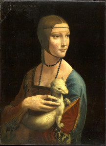 Portrait of Cecilia Gallerani (Lady with the Ermine), about 1488