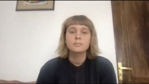 Olena Zur, 20 anni, è specializzata in journalism and social comunication. "Bisogna selezionare bene le fonti primarie", spiega