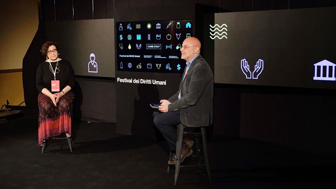 Il direttore Danilo De Biasio in dialogo con Rossella Miccio