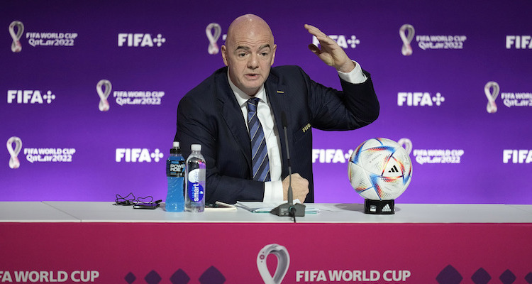 Gianni Infantino, presidente della Fifa (Associated Press)