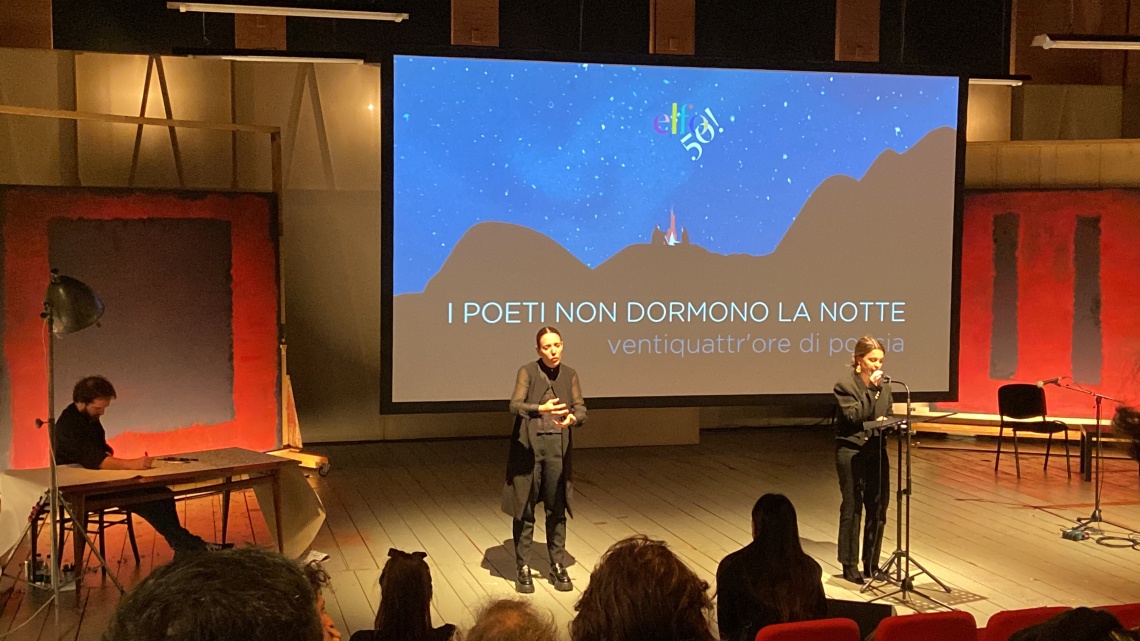 Il palco del Teatro Elfo Puccini