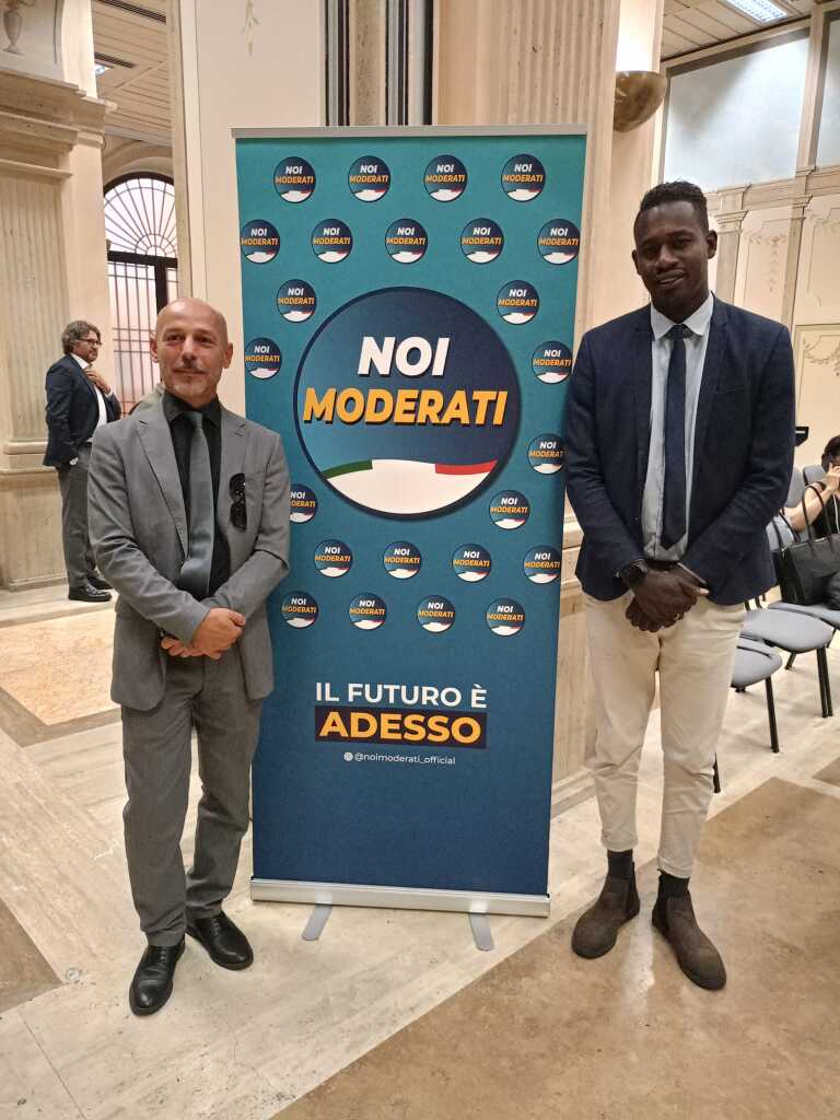 Paolo Diop, Noi Moderati. Fonte: Facebook
