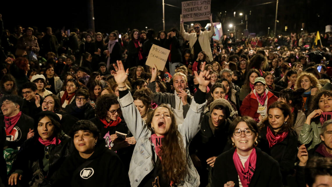 Non una di meno - foto La Presse 2022